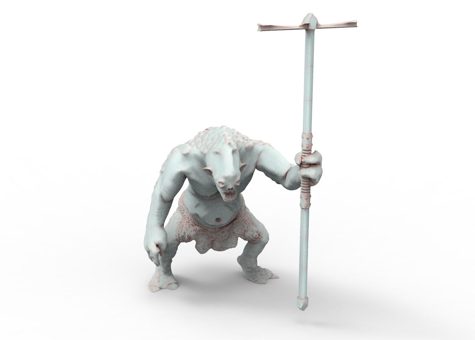 Wild cave trolls, the rebellion of spartatroll, miniatures for wargame D&D, Lotr...