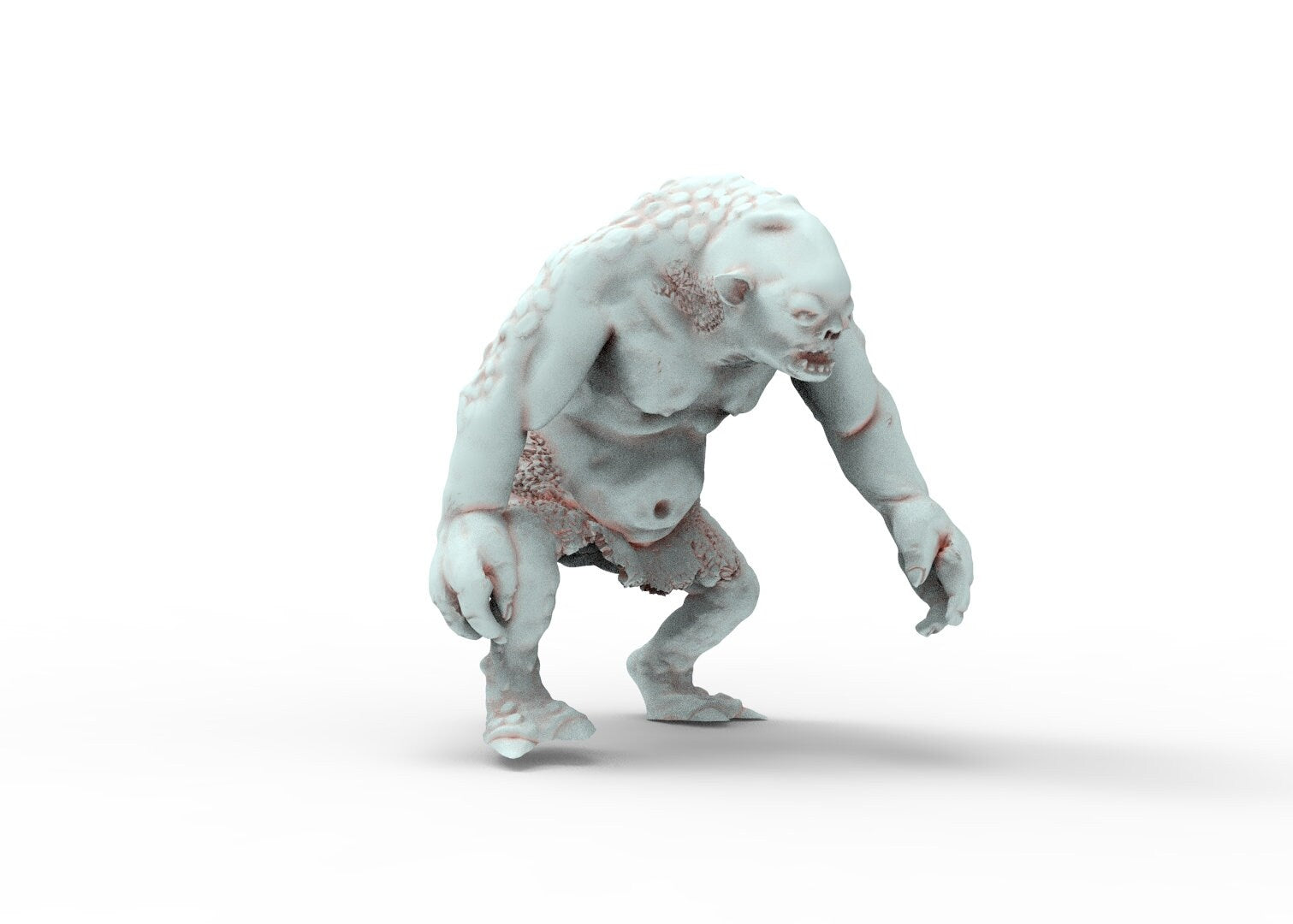 Wild cave trolls, the rebellion of spartatroll, miniatures for diorama D&D, Lotr...