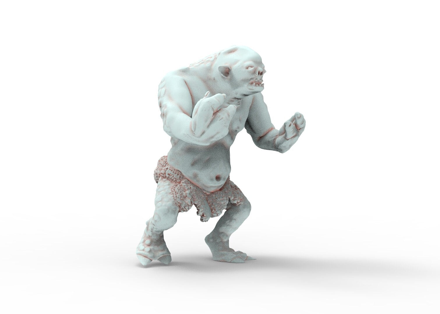 Wild cave trolls, the rebellion of spartatroll, miniatures for diorama D&D, Lotr...
