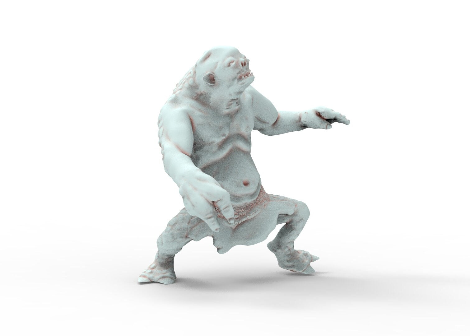 Wild cave trolls, the rebellion of spartatroll, miniatures for diorama D&D, Lotr...