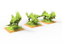 Load image into Gallery viewer, Lost temple - Salamander lizardmen usable for Oldhammer, battle, king of wars, 9th age
