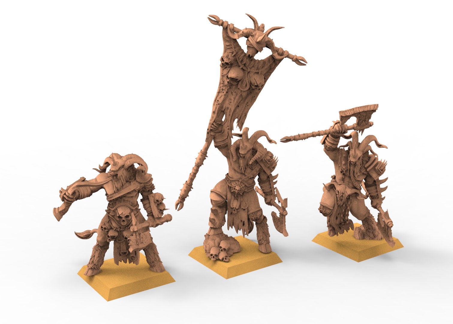 Hommes-bêtes - Nobles hommes-bêtes bezerkers du Chaos