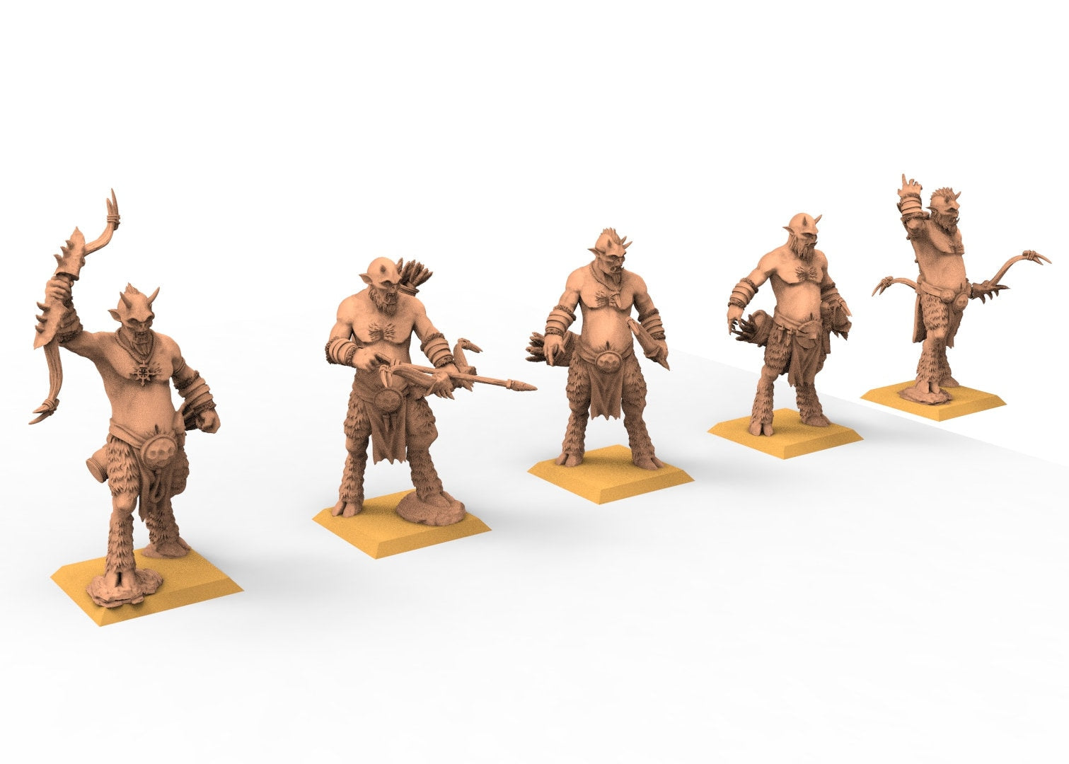 Beastmen - Beastmen ranged warriors of Chaos