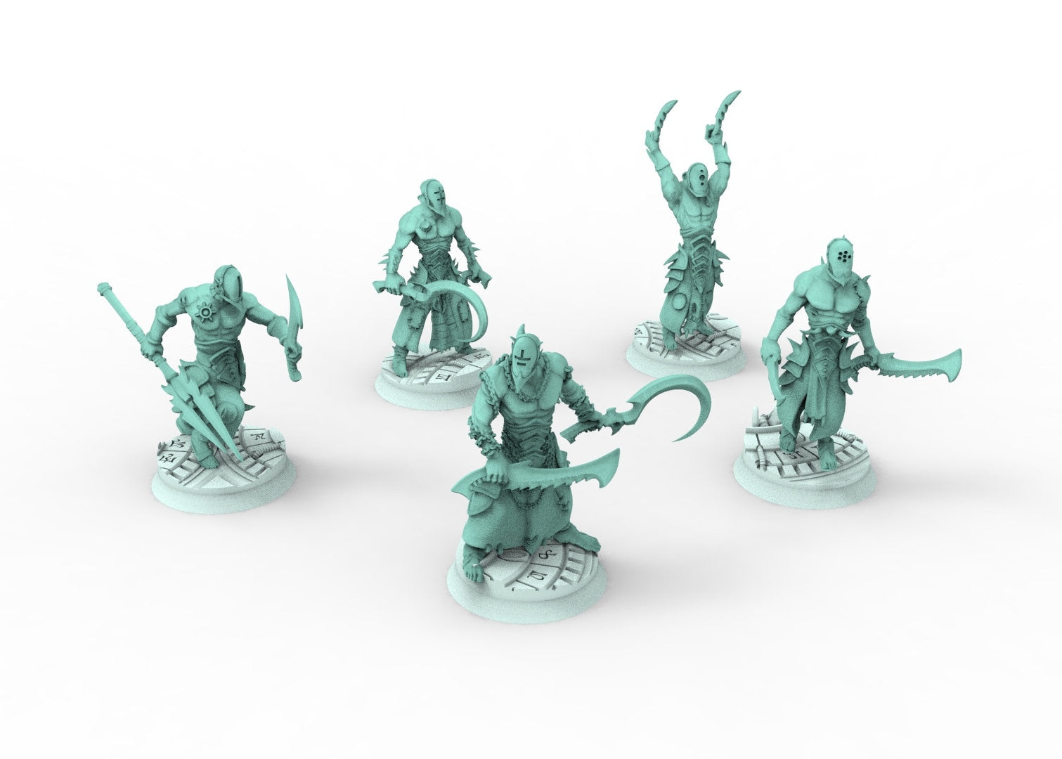 Dark City - Army bundle Wanyue flesh masters Dark eldar drow, Abominations, Warriors, Golems