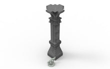 Load image into Gallery viewer, Dwarf mine pillars &amp; stelae usable for lord with the rings, fantasy wargame ... V02-08
