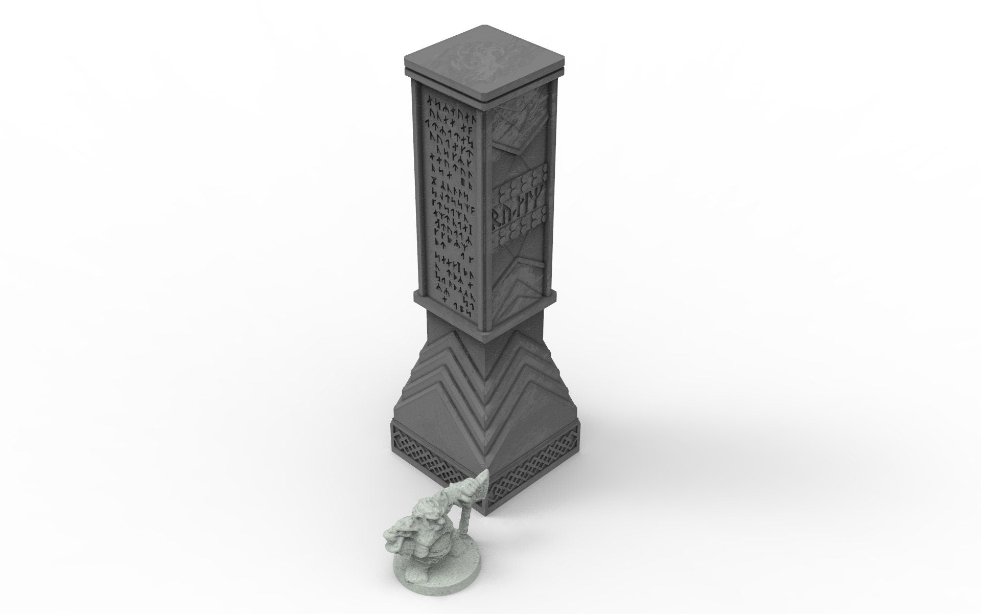 Zwergenminenpfeiler und -Stelen, verwendbar für „Herr der Ringe“, Fantasy-Kriegsspiel … V02-08