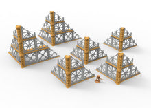 Load image into Gallery viewer, Military building  usable for warmachine, infinity, scifi wargame...
