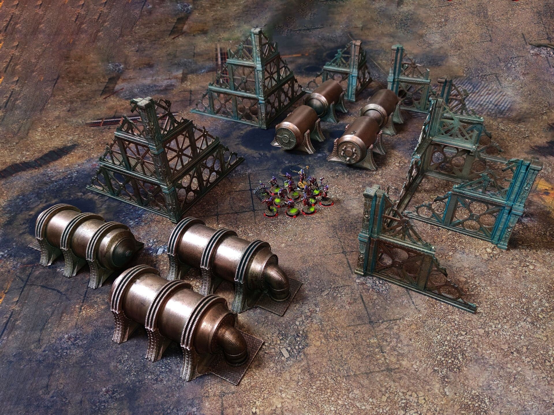 Military building  usable for warmachine, infinity, scifi wargame...