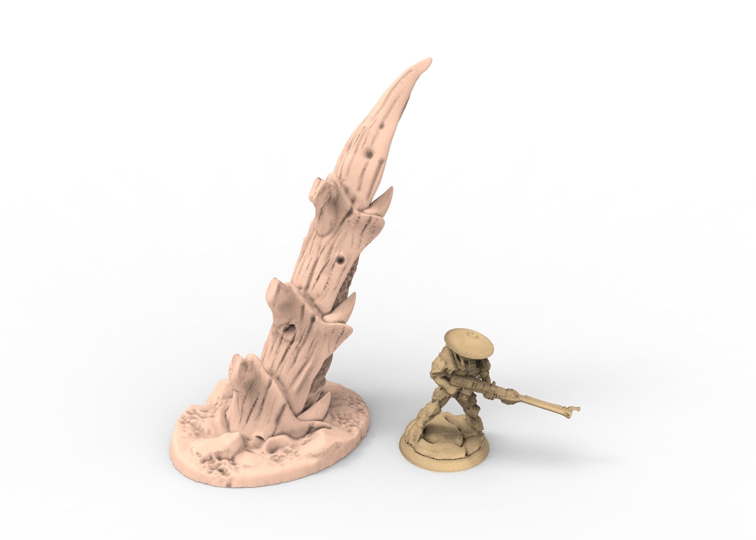 Fukai 01-10 Forest usable for tyranids, warmachine, infinity, scifi wargame...