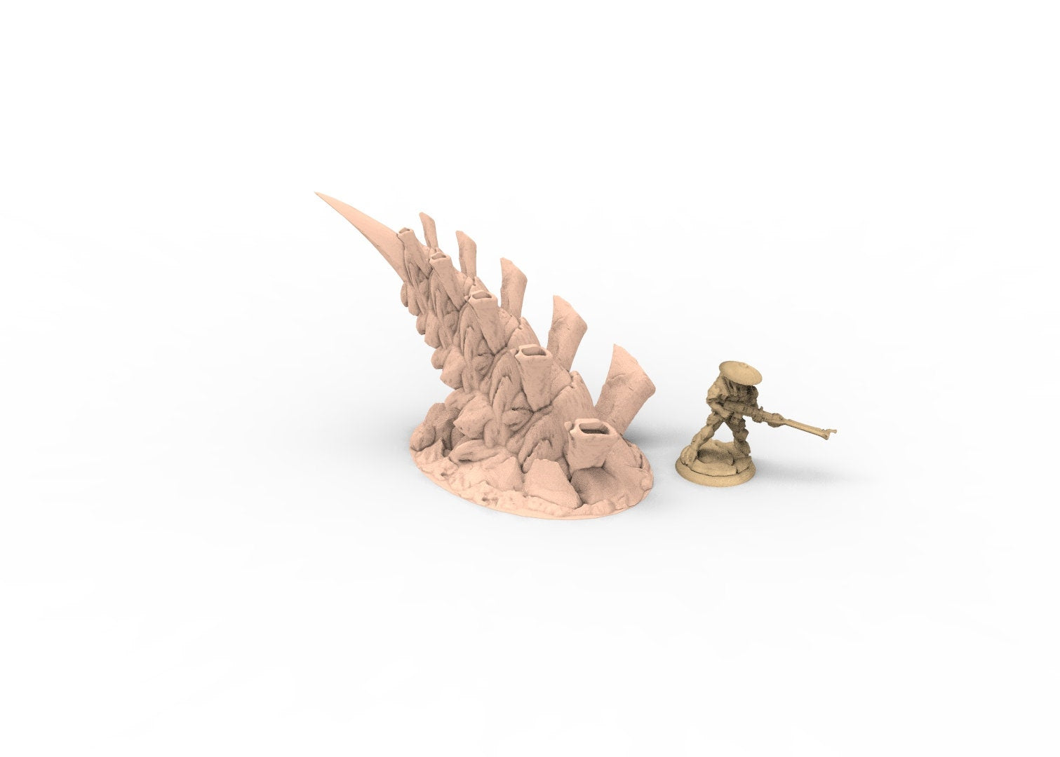 Fukai 21–30 Wald, nutzbar für Tyraniden, Warmachine, Infinity, Scifi-Kriegsspiele …