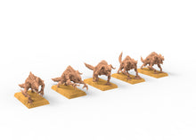 Load image into Gallery viewer, Beastmen - Hell Hound Beastmen warriors of Chaos
