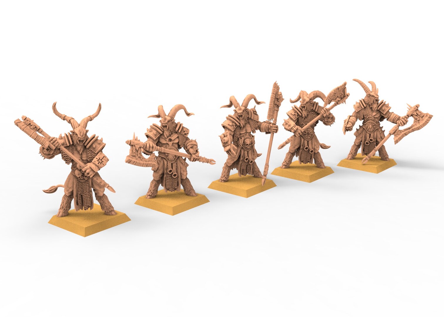 Hommes Bêtes (Beastmen Brayherds) : Chef Homme-bête (Beastman Chieftain) - Warhammer The Old World Hommes Bêtes (Beastmen Brayherds) : Chef Homme-bête (Beastman Chieftain) - Warhammer The Old World