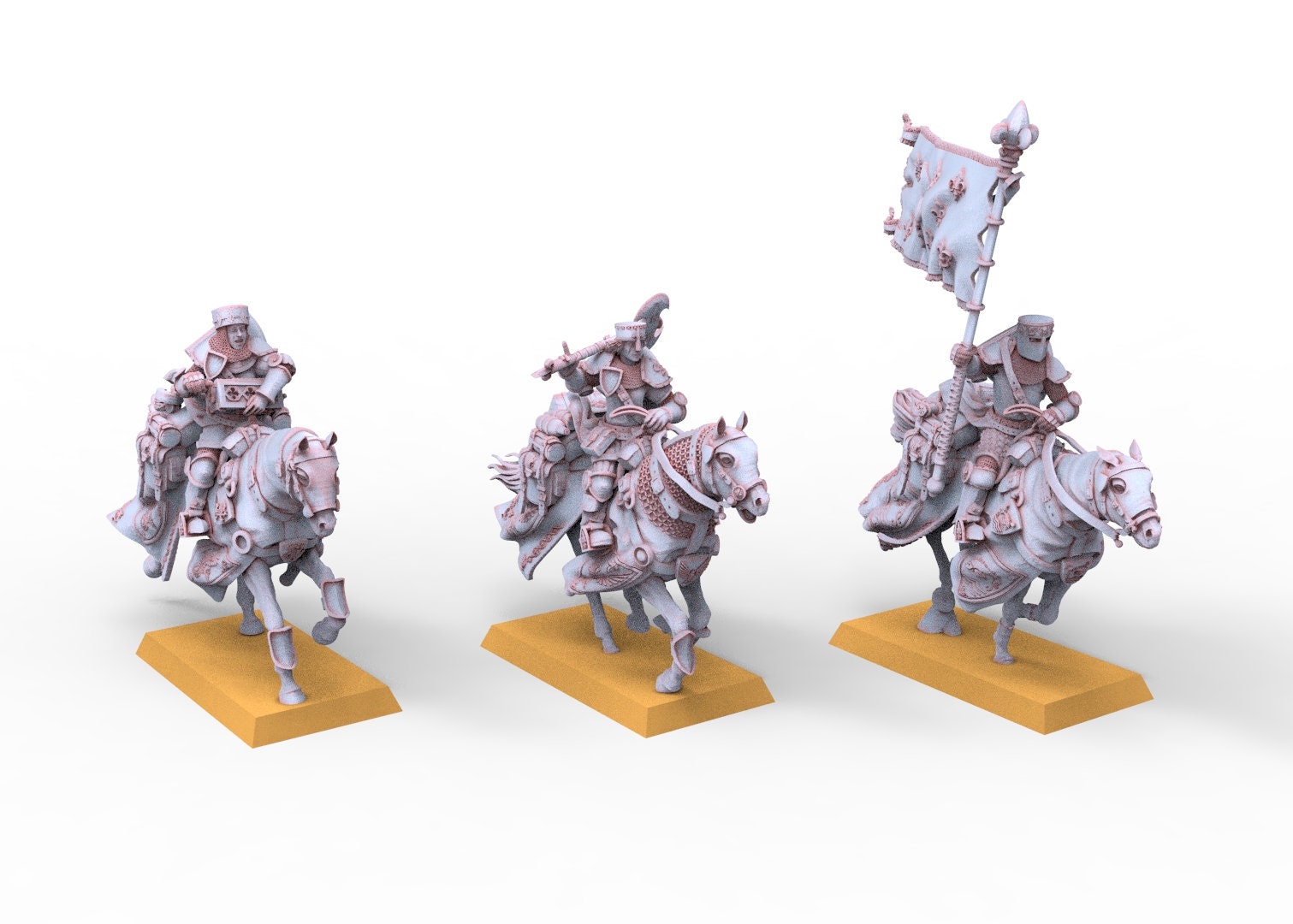 Chevaliers Arthuriens - Chevaliers à la recherche d'une quête utilisable pour Oldhammer, bataille, roi des guerres, 9e âge