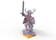 Load image into Gallery viewer, Arthurian Knights - Lancelot du Lac legendary Knight usable for Oldhammer, battle, king of wars, 9th age
