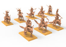 Load image into Gallery viewer, Beastmen - Mounted Longhorns Beastmen warriors of Chaos
