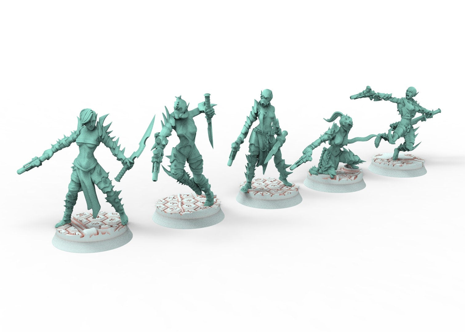 Dark City - Female gladiators of the Arena Dark eldar drow