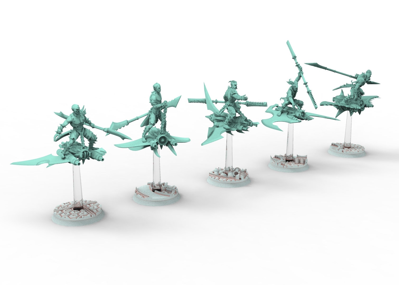 Hoverboard riders Patrouille Dark eldar drow