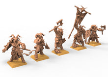 Load image into Gallery viewer, Beastmen - Noble Beastmen warriors of Chaos
