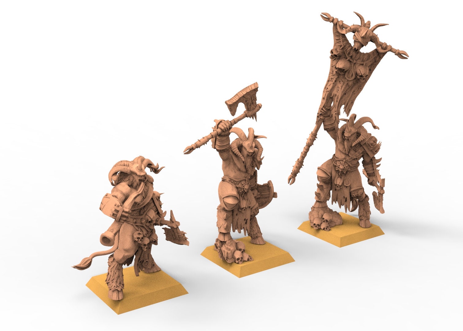 Hommes-bêtes - Nobles guerriers hommes-bêtes du Chaos