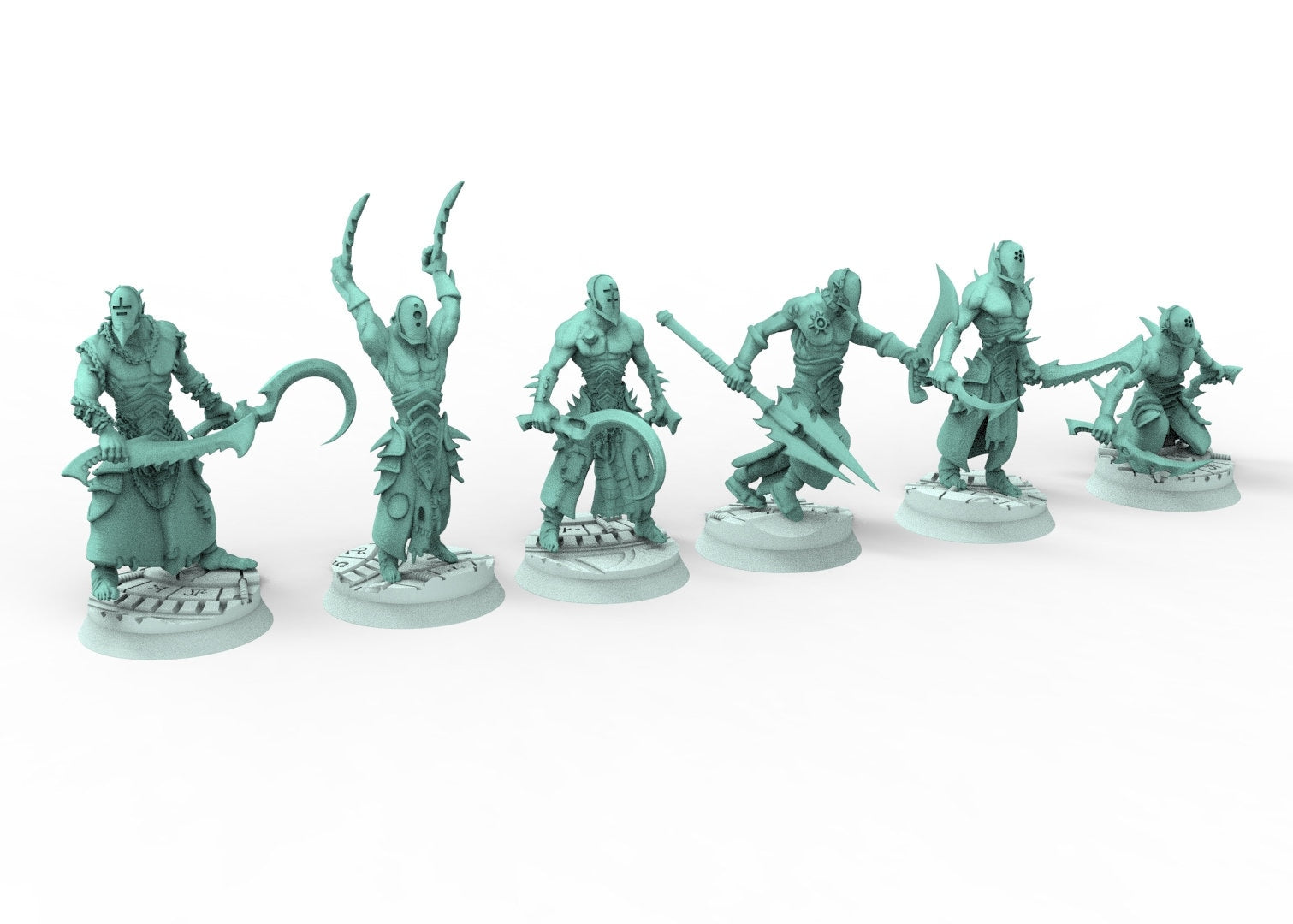 Dark City - Wracked tortured warriors Dark eldar drow 