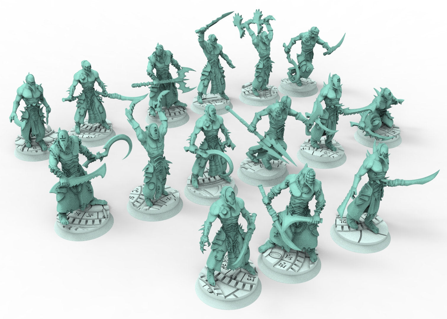 Dark City - Wracked tortured warriors Dark eldar drow 