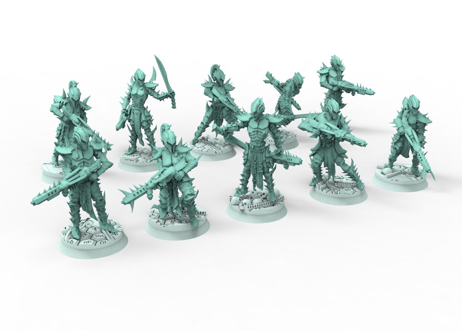 Dark City - Heavy infantry Dark eldar drow