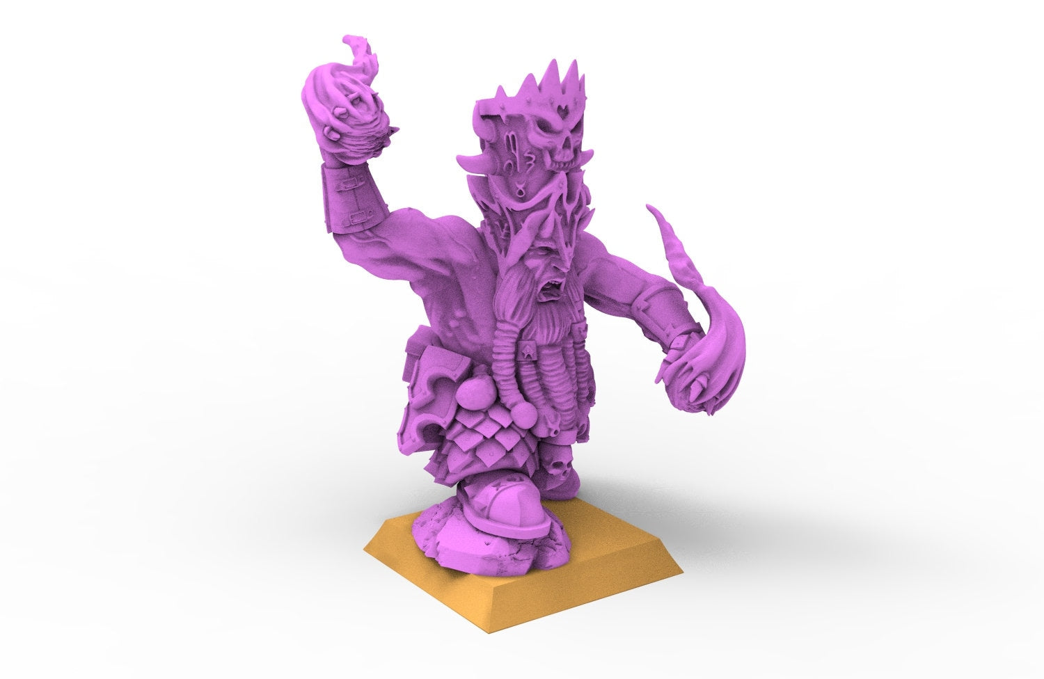 Feuermagier, Höllenzwerg, Bestie, verwendbar für Oldhammer, Schlacht, König der Kriege, 9. Zeitalter