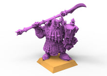 Load image into Gallery viewer, Chaos infernal dwarf Immortals infantry spearmen usable for Oldhammer, battle, king of wars, 9th age

