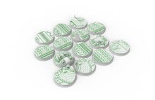 Load image into Gallery viewer, Lot of 25mm to 160mm CINAN set 3 texture &amp; round bases usable for warmachine, wargame...
