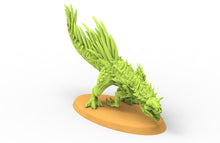 Load image into Gallery viewer, Lost temple - Spinodon dinosaurs lizardmen usable for Oldhammer, battle, king of wars, 9th age

