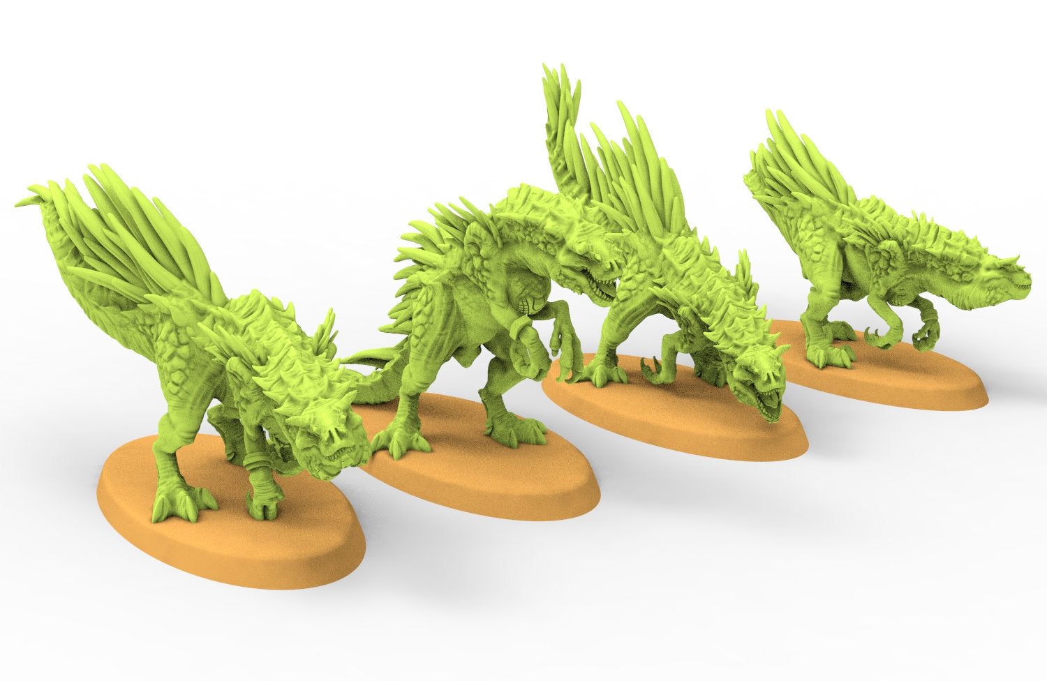 Lost temple - Spinodon dinosaurs lizardmen usable for Oldhammer, battle, king of wars, 9th age