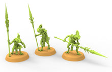 Load image into Gallery viewer, Lost temple - Razorus lizardmen usable for Oldhammer, battle, king of wars, 9th age
