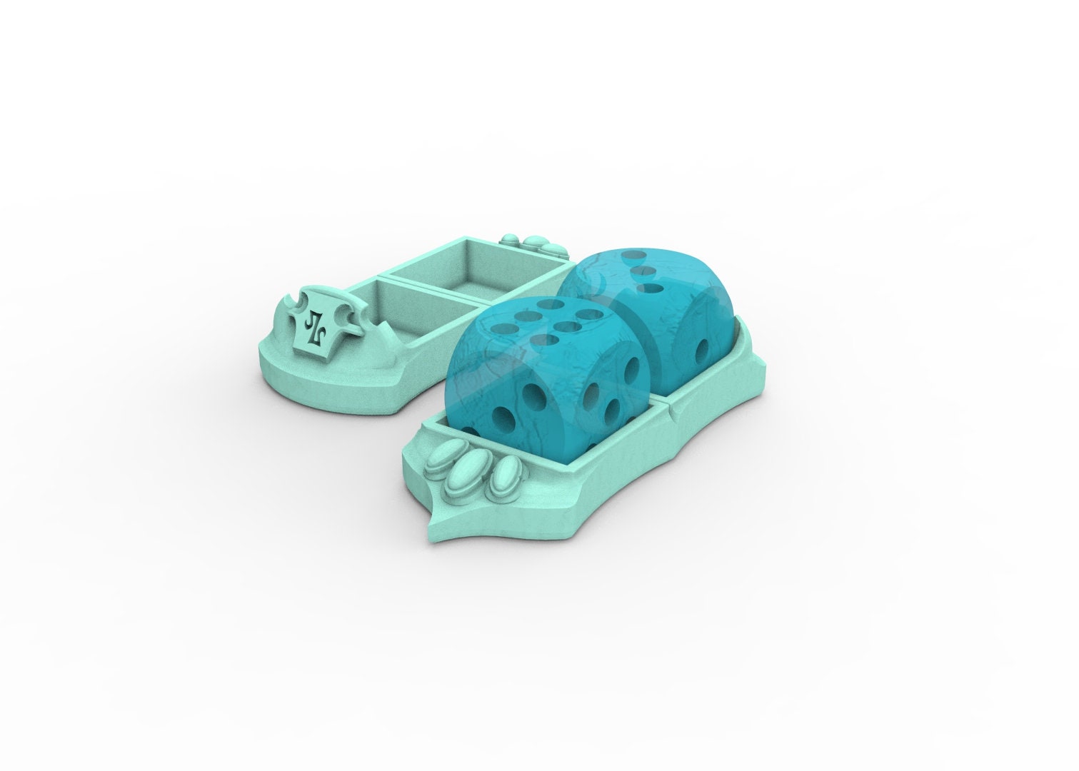 Traqueurs de blessures Dark Eldar, Accessoires de jeu de société, D20, D12, D6 utilisables pour le wargame