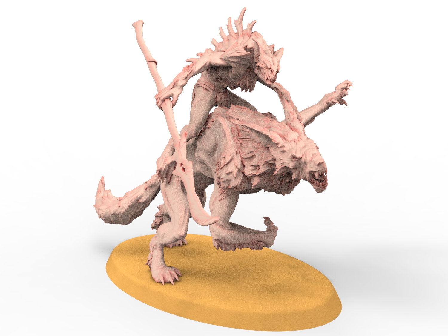 Undead - Ghouls wolves riders, marrowsucker-squad Flesh Eater Monster Grimdark Knight