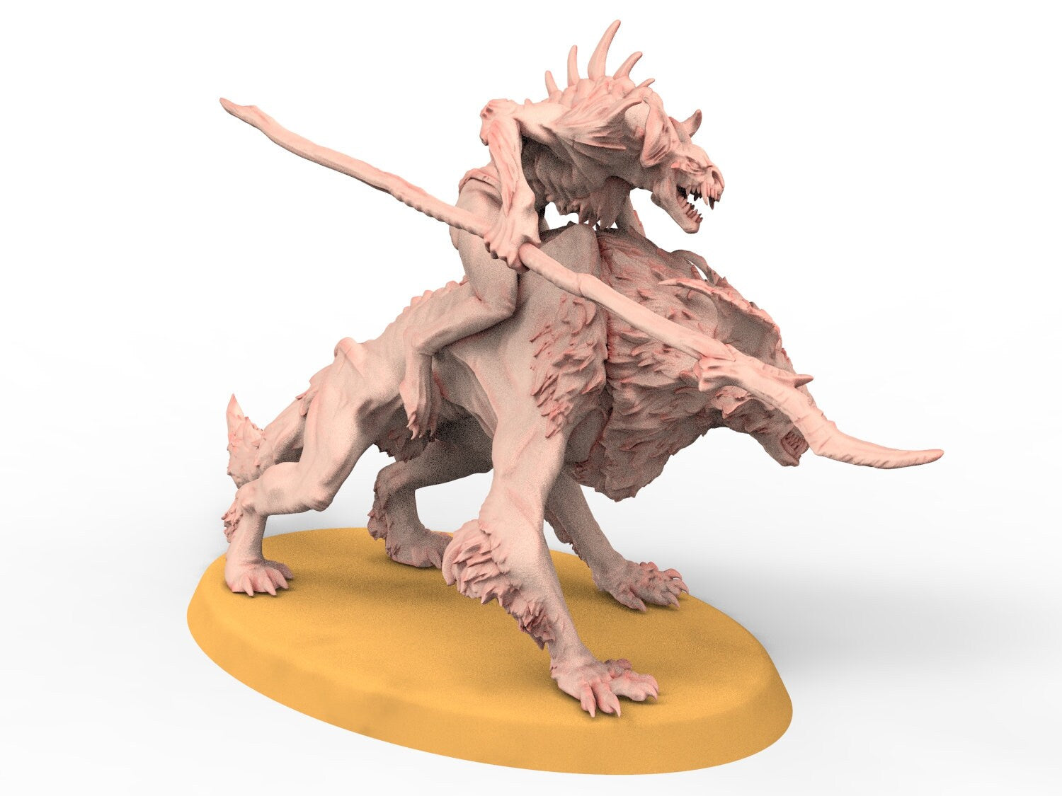 Undead - Ghouls wolves riders, marrowsucker-squad Flesh Eater Monster Grimdark Knight