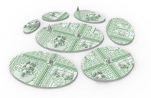 Load image into Gallery viewer, Lot of 60mm to 170mm  CINAN set 3 texture &amp; oval bases usable for warmachine, wargame...
