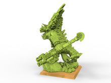 Load image into Gallery viewer, Lost temple - Lord Tlaloc Saurian Hero lizardmen from the East usable for Oldhammer, battle, king of wars, 9th age
