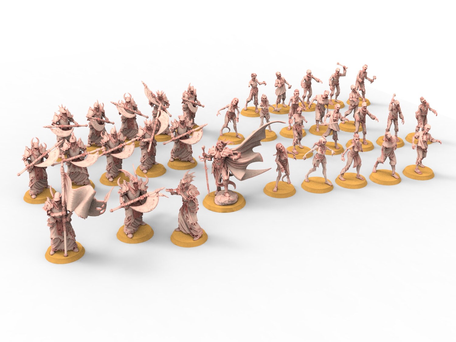 Undead - Vampire Count Army bundle, Bloodthirster zombie Skeleton Warrior guard