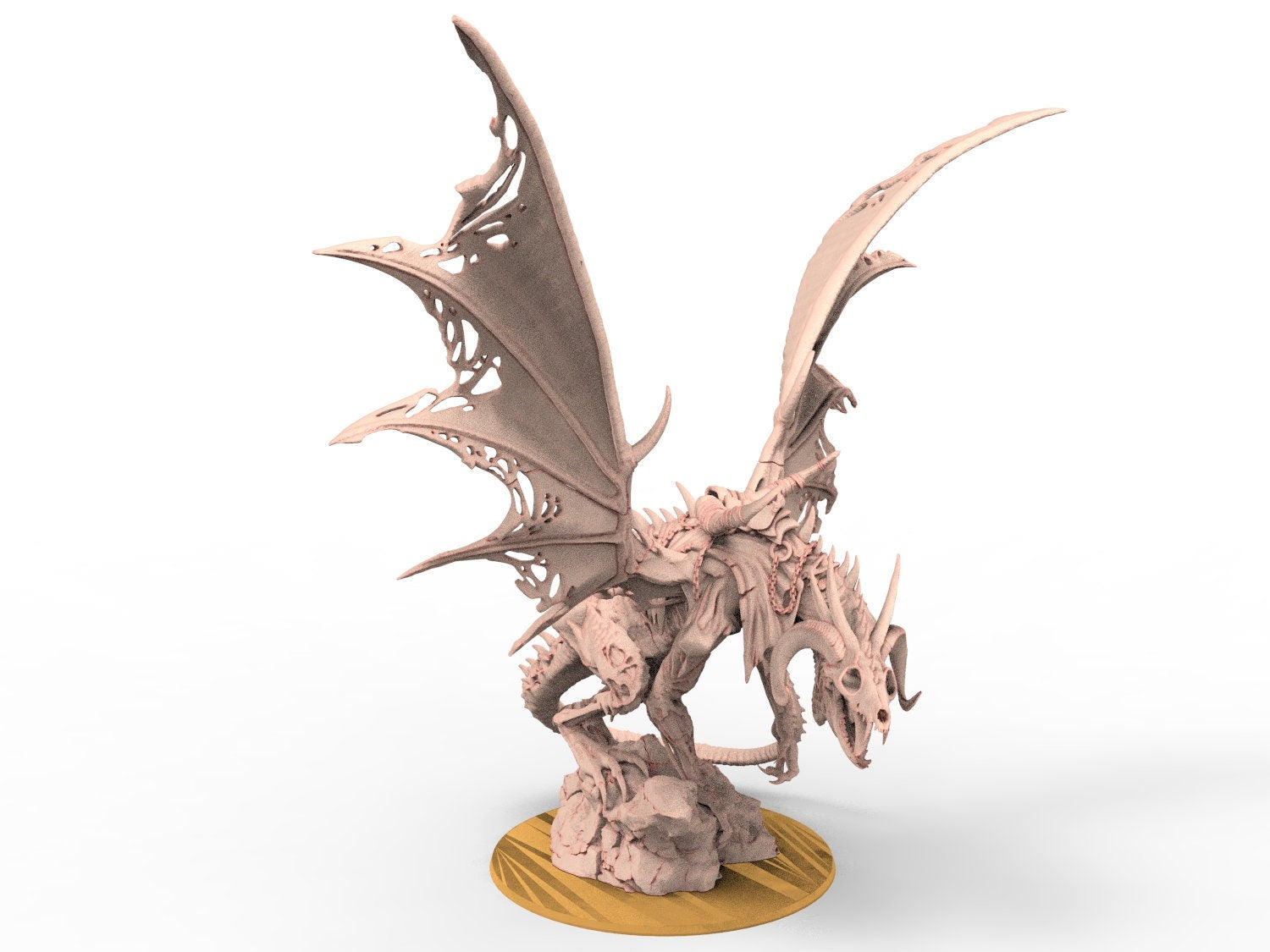 Undead - Vampire Lord on zombie dragon, Bloodsucker Count Dracula