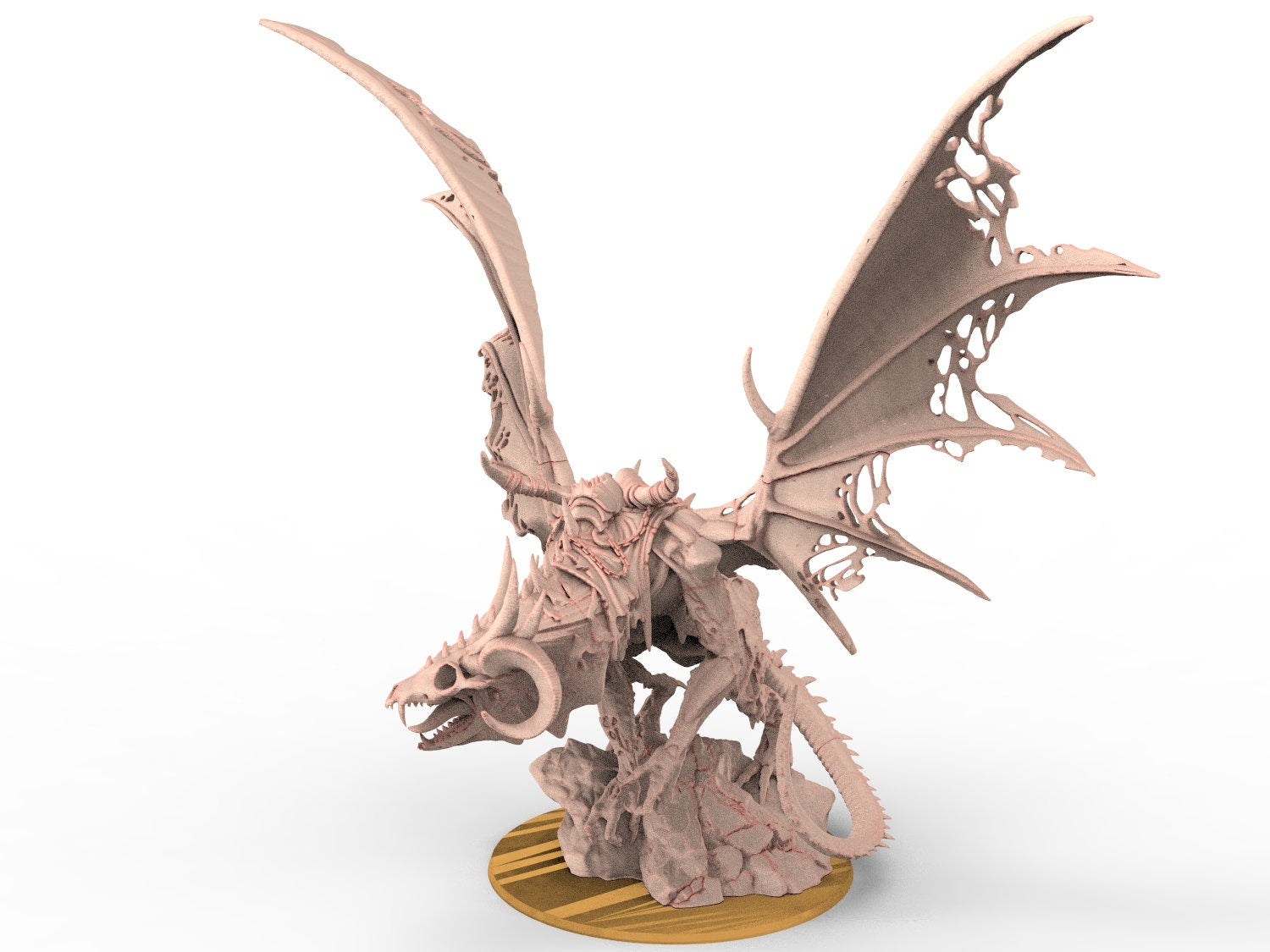 Undead - Vampire Lord on zombie dragon, Bloodsucker Count Dracula