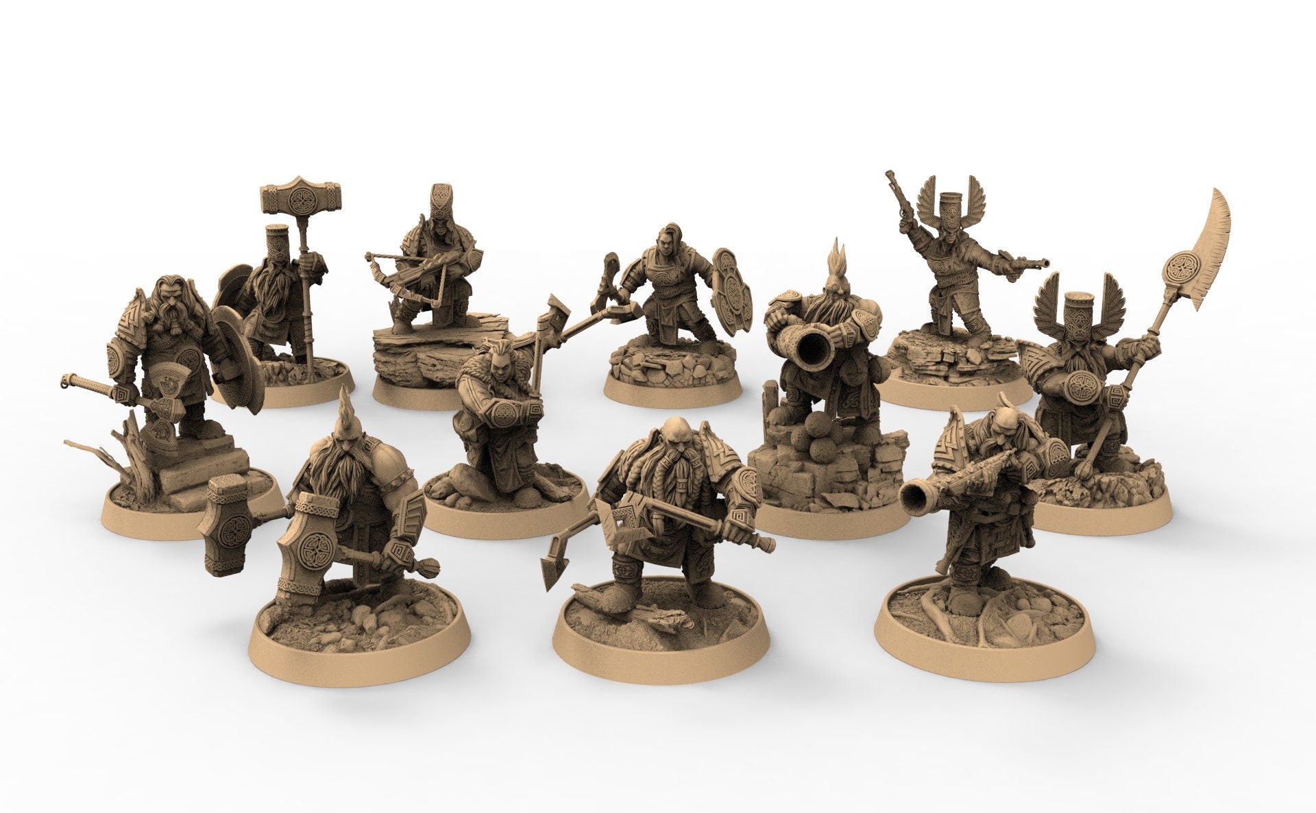 Dwarves - The White Ravens of Norrokk, daybreak miniatures