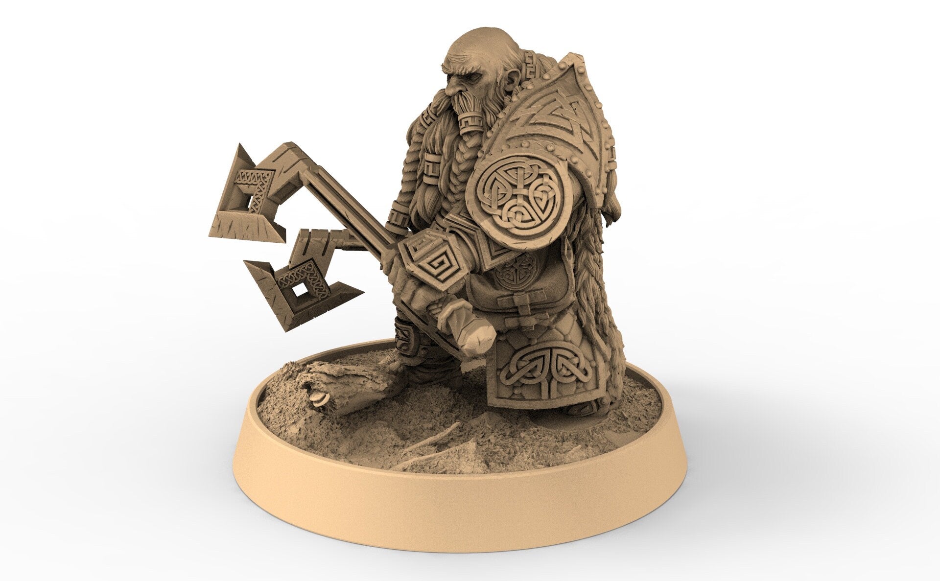 Dwarves - Bouldus Hakkerman The White Ravens of Norrokk, daybreak miniatures