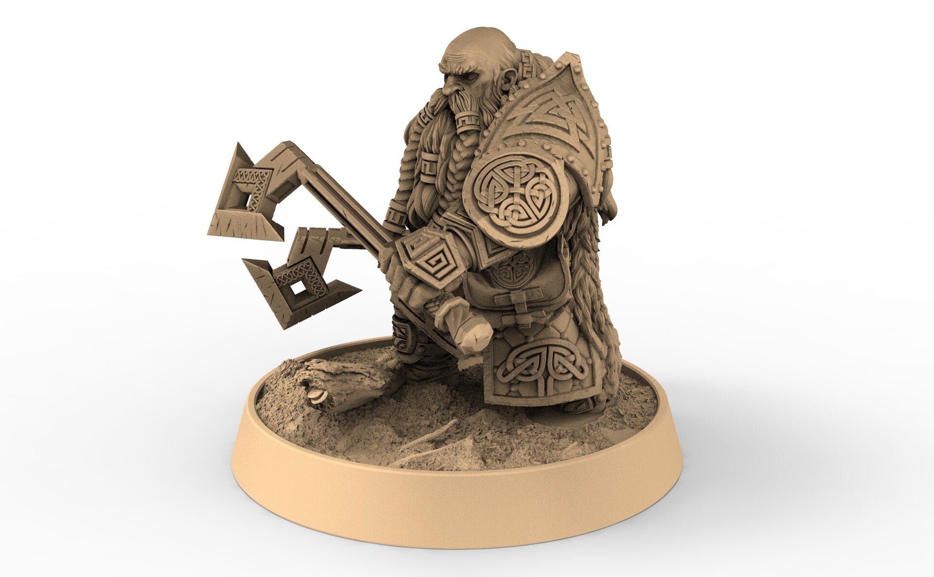 Dwarves - Bouldus Hakkerman The White Ravens of Norrokk, daybreak miniatures