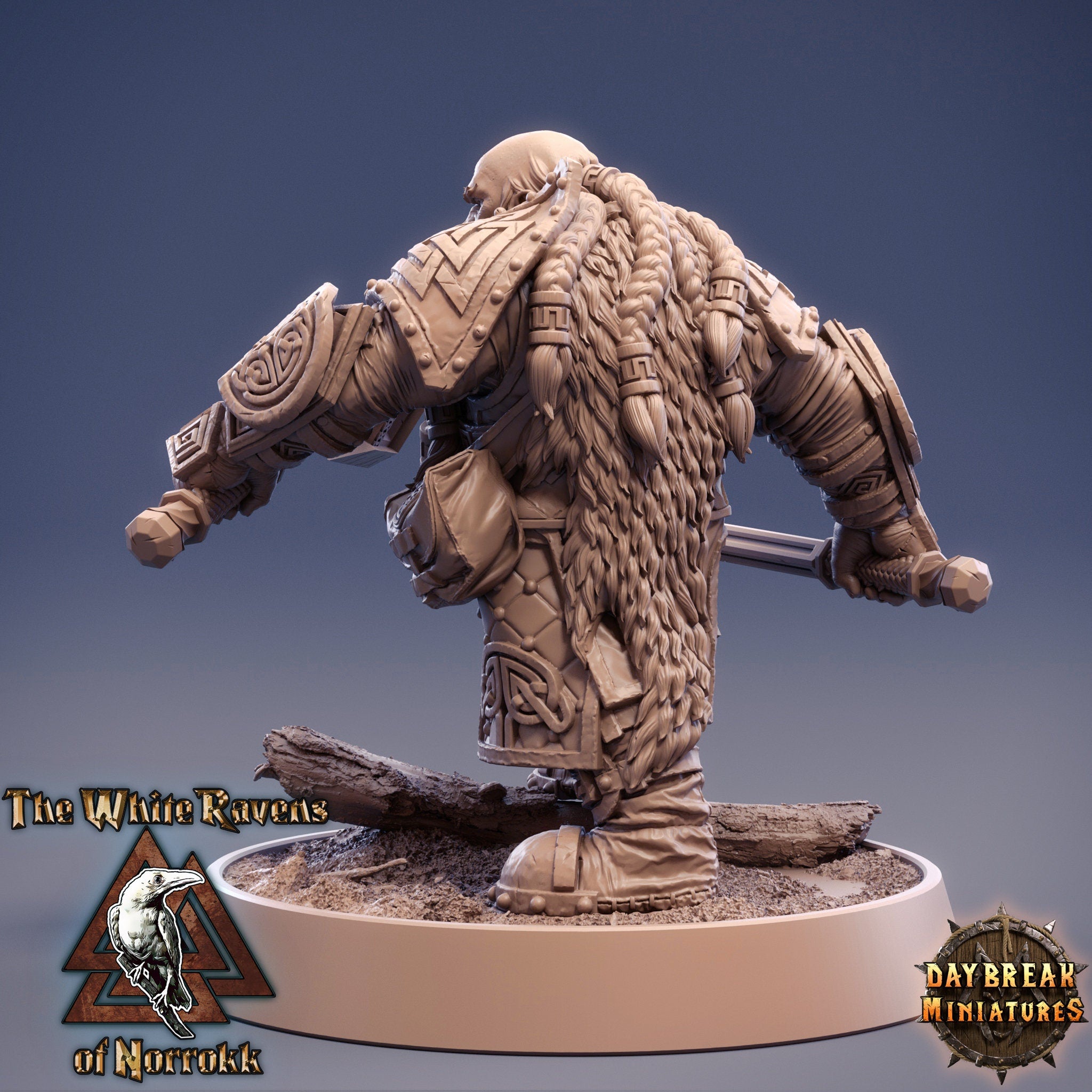 Dwarves - Bouldus Hakkerman The White Ravens of Norrokk, daybreak miniatures