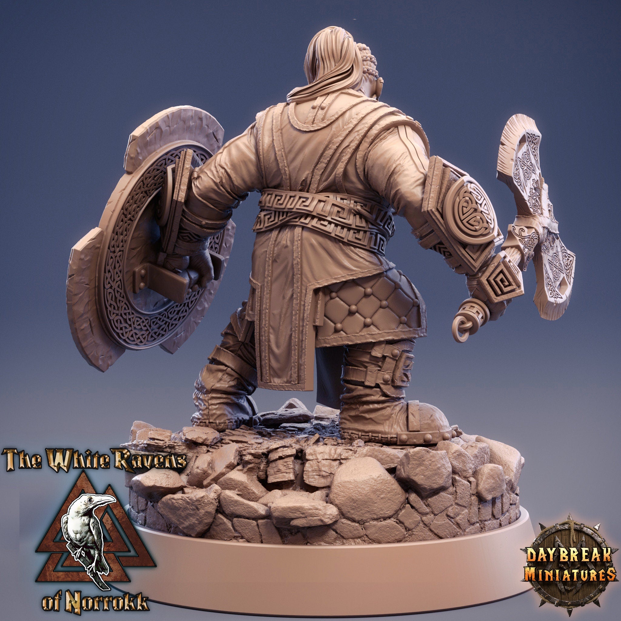 Dwarves - Fandra Firebrand The White Ravens of Norrokk, daybreak miniatures