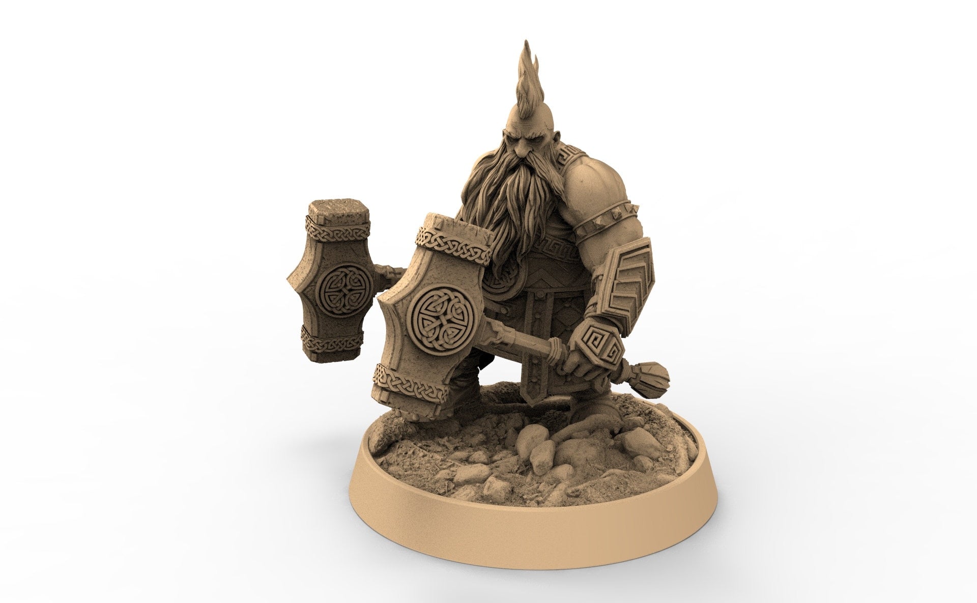 Dwarves - Flint Hammerfell The White Ravens of Norrokk, daybreak miniatures