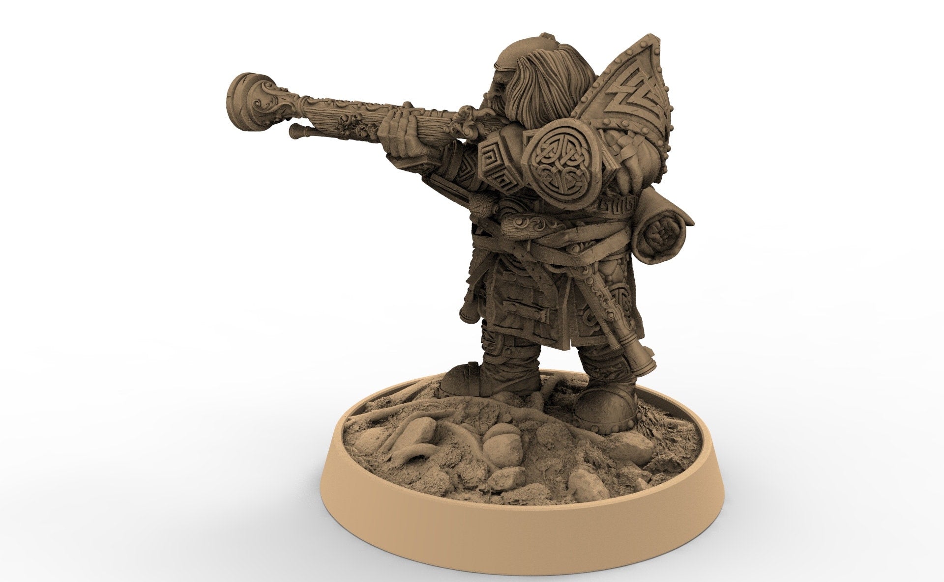 Dwarves - Holgrim Sharpshank The White Ravens of Norrokk, daybreak miniatures
