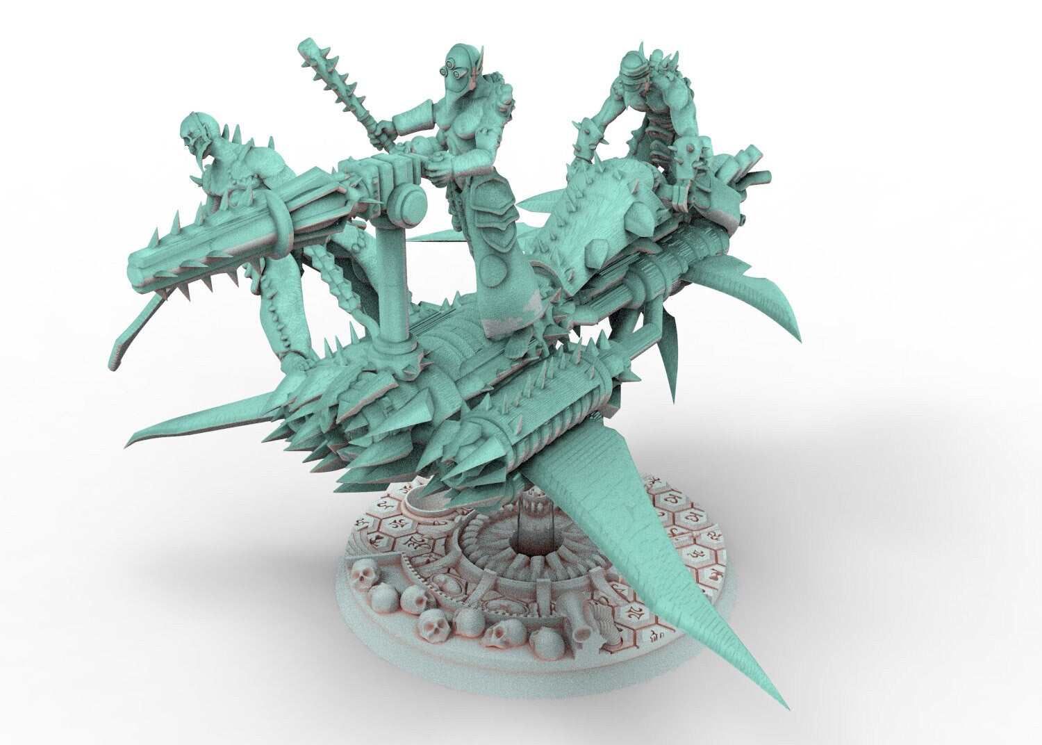 Dark City - Wracked tortured warriors light transport Dark eldar drow