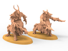 Load image into Gallery viewer, Beastmen - Centigon Squad Beastmen warriors of Chaos
