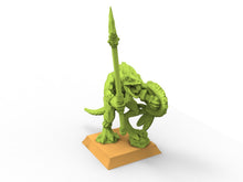Load image into Gallery viewer, Lost temple - Skink Spears lizardmen from the South usable for Oldhammer, battle, king of wars, 9th age
